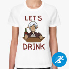 Женская спортивная футболка