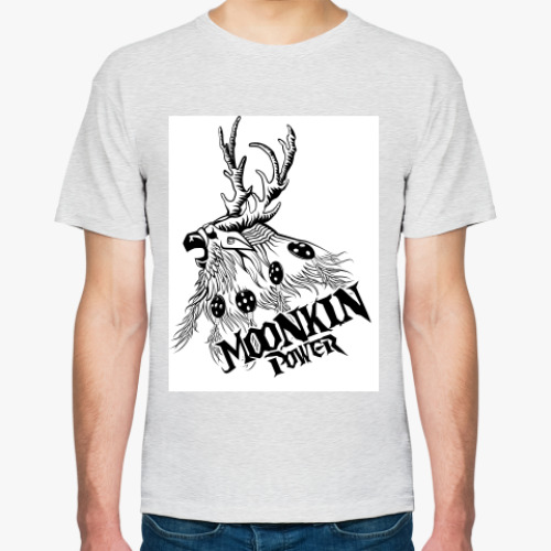 Футболка с принтом  Moonkin Power