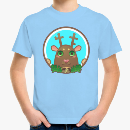 Детская футболка с принтом In the woods (в лесу)