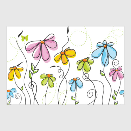 Постер с принтом Акварель