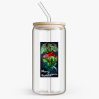 Банка с бамбуковой крышкой