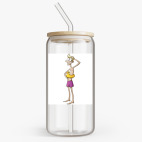 Банка с бамбуковой крышкой