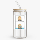 Банка с бамбуковой крышкой