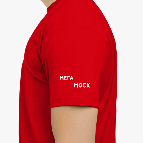 Футболка с принтом мегаМОСК