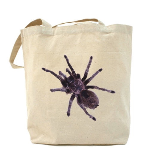 Сумка шоппер с принтом Паук