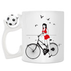 Кружка с футбольным мячиком