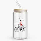 Банка с бамбуковой крышкой