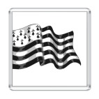 Магнит 6.5 x 6.5 см флаг Бретани