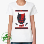 Женская футболка органик