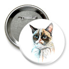 Грустный кот