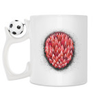 Кружка с футбольным мячиком