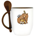 лесные звери и малыш читают