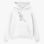 Толстовка худи оверсайз