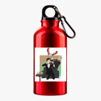 Металлическая бутылка 400 мл UV-DTF