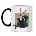 Кружка двухцветная