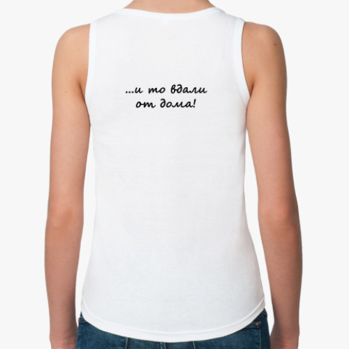 Женская майка с принтом змея