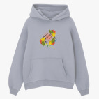 Толстовка худи оверсайз