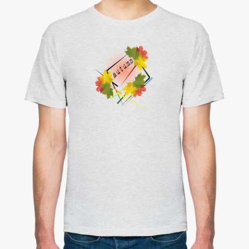 Футболка с принтом Осень