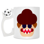 Кружка с футбольным мячиком