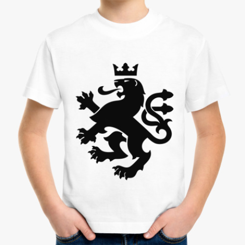 Детская футболка с принтом геральдический герб