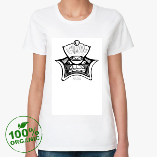 Женская футболка из органик-хлопка с принтом  'Litron'