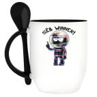 Кружка с ложкой