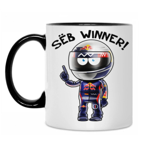 Кружка с принтом SEB WINNER!