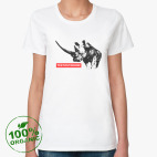 Женская футболка органик