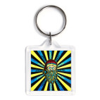 Санта хипстер. Поп арт. Гранж.