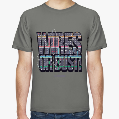Футболка с принтом Wires Or Bust!