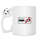 Кружка с футбольным мячиком