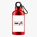 Металлическая бутылка 400 мл UV-DTF