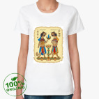 Женская футболка органик