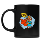 Кружка цветная UV-DTF