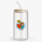 Банка с бамбуковой крышкой