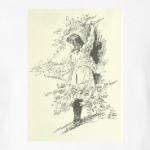 Девушка в листьях (винтаж)