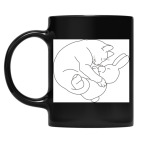 Кружка цветная UV-DTF