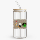 Банка с бамбуковой крышкой