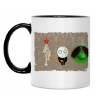 Кружка двухцветная