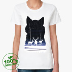 Женская футболка органик