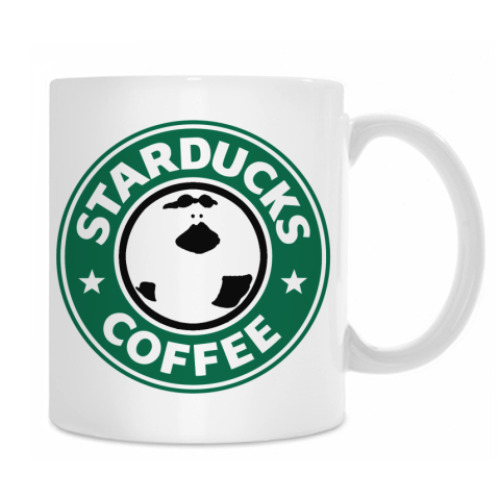 Кружка с принтом Уточка — торт