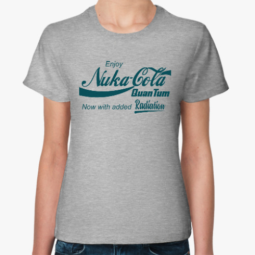 Женская футболка с принтом Nuka Cola