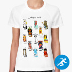 Женская спортивная футболка