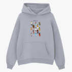 Толстовка худи оверсайз