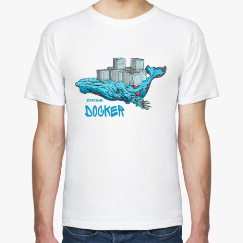 Футболка с принтом Docker