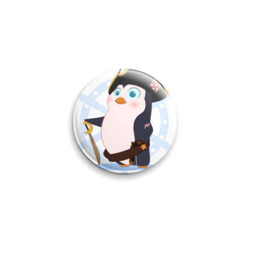 Значок 25мм с принтом  25 мм