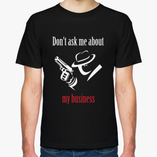 Футболка с принтом My business