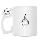 Кружка с футбольным мячиком