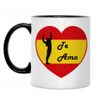 Кружка двухцветная