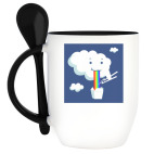 Кружка с ложкой